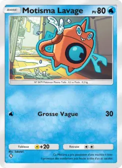 Motisma Lavage — carte 047 de l’extension Choc Spatio-Temporel