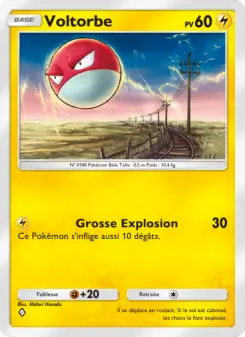 Voltorbe — carte 054 de l’extension Choc Spatio-Temporel