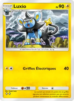 Luxio — carte 059 de l’extension Choc Spatio-Temporel