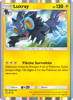 Luxray — carte 060 de l’extension Choc Spatio-Temporel