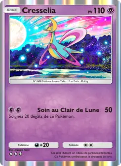 Cresselia — carte 079 de l’extension Choc Spatio-Temporel