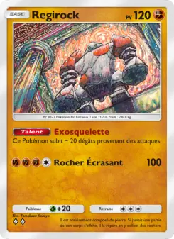 Regirock — carte 087 de l’extension Choc Spatio-Temporel