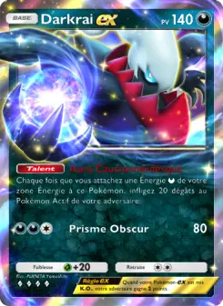 Darkrai-ex — carte 110 de l’extension Choc Spatio-Temporel