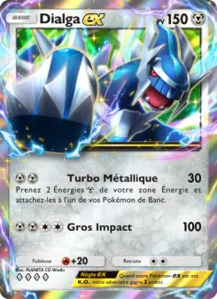 Dialga-ex — carte 119 de l’extension Choc Spatio-Temporel