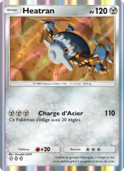 Heatran — carte 120 de l’extension Choc Spatio-Temporel
