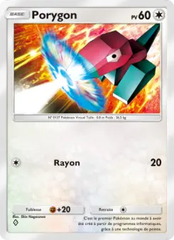 Porygon — carte 127 de l’extension Choc Spatio-Temporel