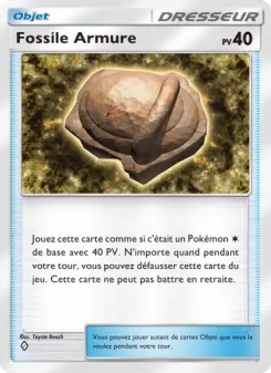 Fossile Armure — carte 145 de l’extension Choc Spatio-Temporel