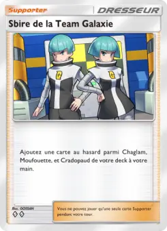 Sbire de la Team Galaxie — carte 151 de l’extension Choc Spatio-Temporel