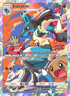 Lucario — carte 170 de l’extension Choc Spatio-Temporel