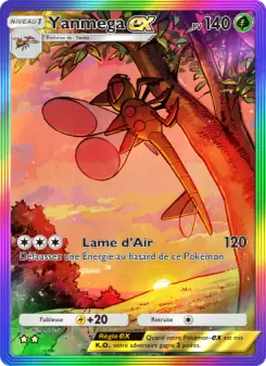Yanmega-ex — carte 196 de l’extension Choc Spatio-Temporel