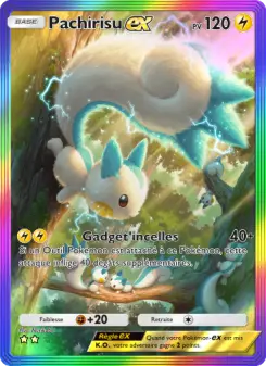 Pachirisu-ex — carte 198 de l’extension Choc Spatio-Temporel