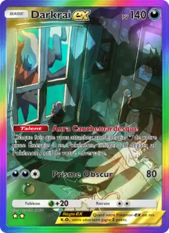 Darkrai-ex — carte 202 de l’extension Choc Spatio-Temporel