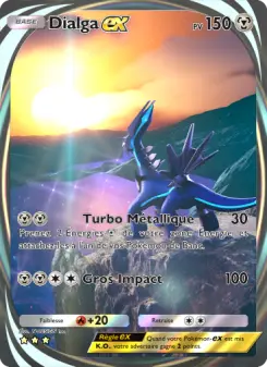 Dialga-ex — carte 205 de l’extension Choc Spatio-Temporel