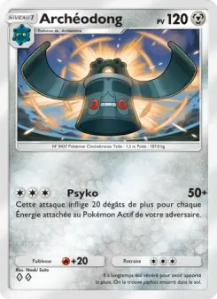 Archéodong — carte 059 de l’extension Lumière Triomphale