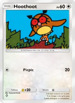 Hoothoot — carte 064 de l’extension Lumière Triomphale