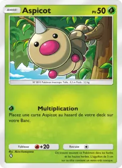 Aspicot — carte 001 de l’extension Réjouissances Rayonnantes