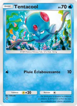 Tentacool — carte 014 de l’extension Réjouissances Rayonnantes