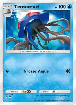 Tentacruel — carte 015 de l’extension Réjouissances Rayonnantes
