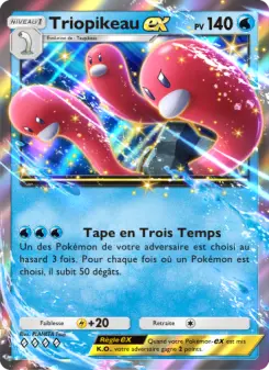 Triopikeau-ex — carte 019 de l’extension Réjouissances Rayonnantes