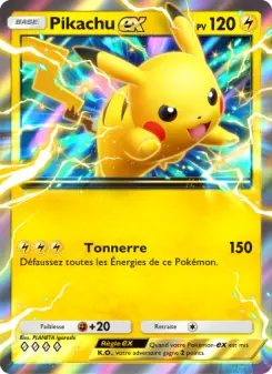 Pikachu-ex — carte 022 de l’extension Réjouissances Rayonnantes