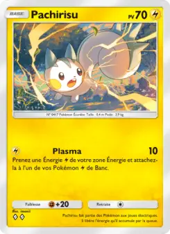Pachirisu — carte 025 de l’extension Réjouissances Rayonnantes