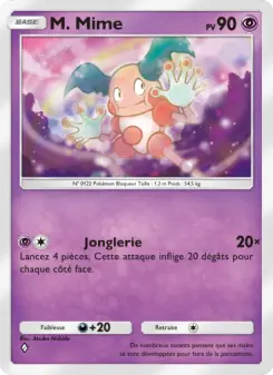 M. Mime — carte 032 de l’extension Réjouissances Rayonnantes