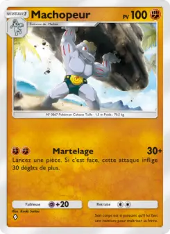 Machopeur — carte 038 de l’extension Réjouissances Rayonnantes