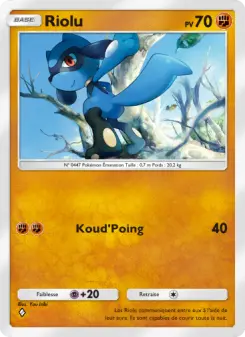 Riolu — carte 042 de l’extension Réjouissances Rayonnantes