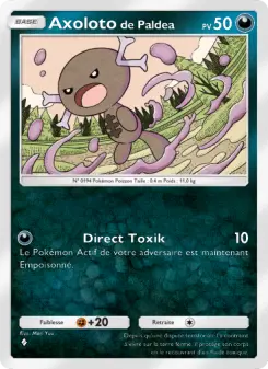 Axolotode Paldea — carte 047 de l’extension Réjouissances Rayonnantes