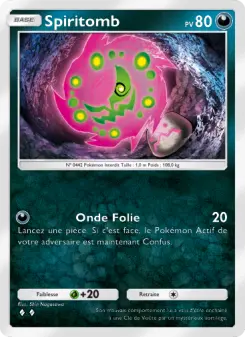 Spiritomb — carte 049 de l’extension Réjouissances Rayonnantes