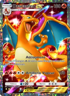 Dracaufeu-ex — carte 080 de l’extension Réjouissances Rayonnantes