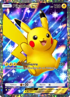 Pikachu-ex — carte 082 de l’extension Réjouissances Rayonnantes