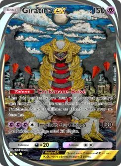 Giratina-ex — carte 096 de l’extension Réjouissances Rayonnantes