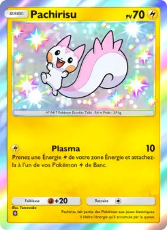 Pachirisu — carte 103 de l’extension Réjouissances Rayonnantes