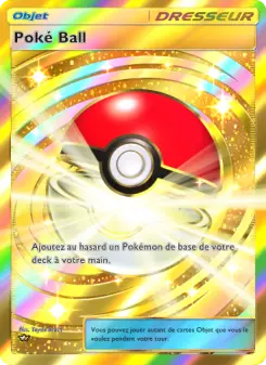Poké Ball — carte 111 de l’extension Réjouissances Rayonnantes