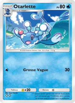 Otarlette — carte 047 de l’extension Gardiens Astraux