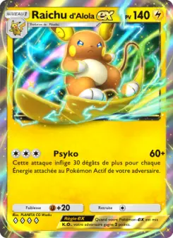 Raichud'Alola-ex — carte 058 de l’extension Gardiens Astraux
