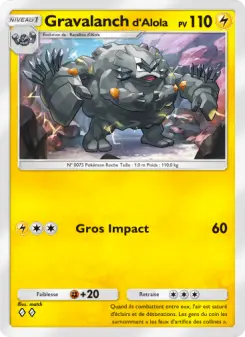 Gravalanchd'Alola — carte 060 de l’extension Gardiens Astraux