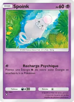 Spoink — carte 071 de l’extension Gardiens Astraux
