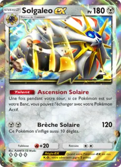 Solgaleo-ex — carte 122 de l’extension Gardiens Astraux