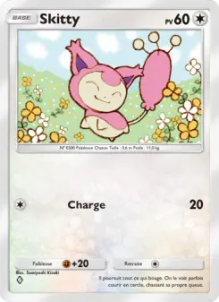 Skitty — carte 129 de l’extension Gardiens Astraux