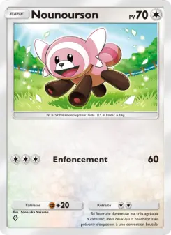 Nounourson — carte 138 de l’extension Gardiens Astraux