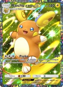 Raichud'Alola-ex — carte 185 de l’extension Gardiens Astraux