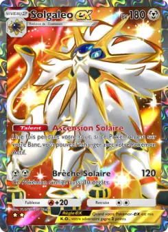 Solgaleo-ex — carte 189 de l’extension Gardiens Astraux