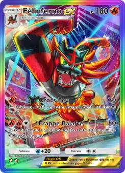 Félinferno-ex — carte 200 de l’extension Gardiens Astraux