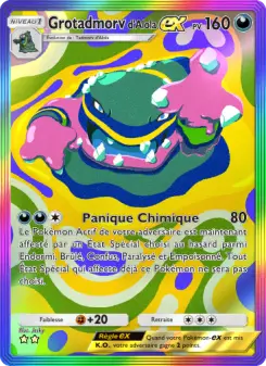Grotadmorvd'Alola-ex — carte 206 de l’extension Gardiens Astraux