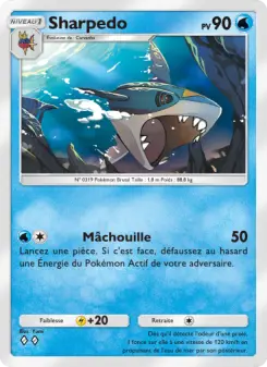 Sharpedo — carte 012 de l’extension Crise Interdimensionnelle