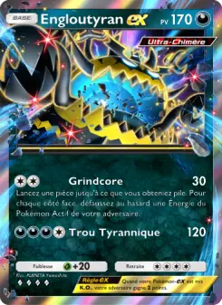 Engloutyran-ex — carte 043 de l’extension Crise Interdimensionnelle
