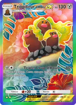 Triopikeur d'Alola-ex — carte 087 de l’extension Crise Interdimensionnelle