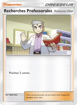 Recherches Professorales — carte 007 de l’extension Promo-A
